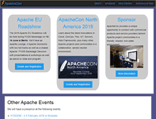 Tablet Screenshot of apachecon.com